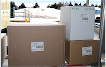 Bottles using rigid film labels